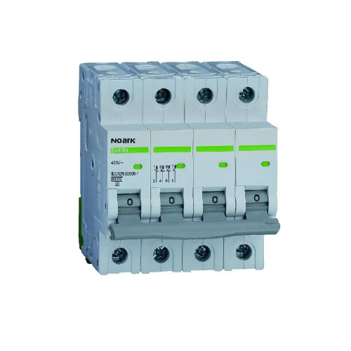 Siguranta Automata 4P, 10A, curba B, 6KA, 4M, EX9BN 4P, Noark