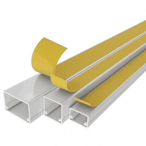 Canal cablu PVC cu adeziv 12x12, Courbi