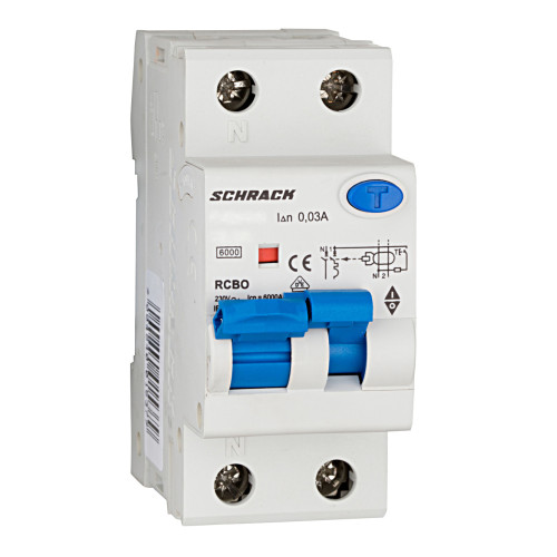 Siguranta Automata+Diferentiala 1P+N, 20A/30mA, C, 6kA, Tip A, 2M, Schrack