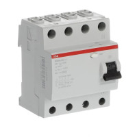 Siguranta Diferentiala 4P, 40A/30mA, 6kA, Tip AC, 4M, ABB
