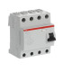 Siguranta Diferentiala 4P, 40A/30mA, 6kA, Tip AC, 4M, ABB
