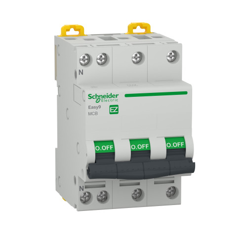 Siguranta Automata 3P+N, 32A, 4,5 kA, C, 4M, Easy9 Schneider