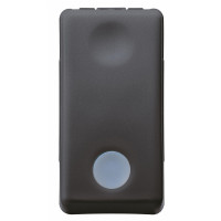 Intrerupator cu revenire cu led System negru 1 Modul 10A, Gewiss