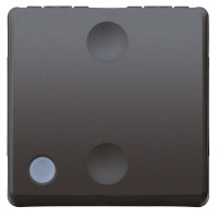 Intrerupator cu revenire cu led System negru 2 Module 10A, Gewiss
