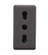 Priza standard italian System negru 1 Modul 16A, Gewiss