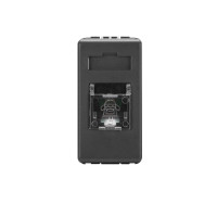 Priza telefon simpla RJ11 System negru 1 Modul, Gewiss