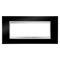 Rama Lux 6 module Negru, Gewiss