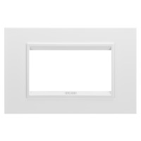Rama Lux 4 module Alb Satin Monocrom, Gewiss