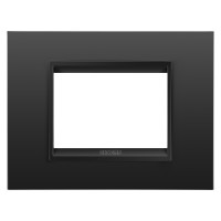 Rama Lux 3 module Negru Satin Monocrom, Gewiss