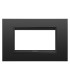 Rama Lux 4 module Negru Satin Monocrom, Gewiss