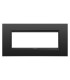 Rama Lux 6 module Negru Satin Monocrom, Gewiss