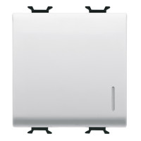Intrerupator simplu cu led Chorus alb 2 Module 16A, Gewiss