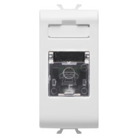 Priza telefon RJ11 Chorus alb 1 Modul, Gewiss