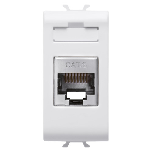 Priza FTP RJ45 cat. 6 Chorus alb 1 Modul, Gewiss