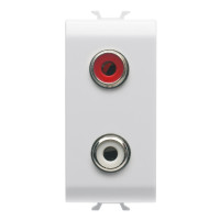 Priza RCA Chorus alb 1 Modul, Gewiss