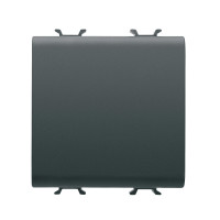 Intrerupator simplu Chorus negru 2 Module 16A, Gewiss