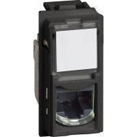 Priza UTP RJ45 cat. 5e Living Now negru 1 Modul, Bticino