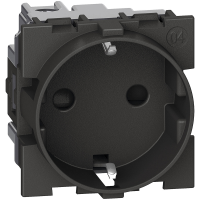 Priza Schuko Living Now negru 1 Modul 16A, Bticino