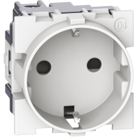 Priza Schuko Living Now alb 2 Module 16A, Bticino