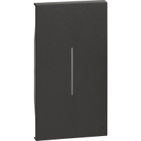 Tasta falsa Living Now negru 2 Module, Bticino