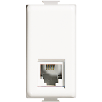 Priza Telefon RJ11 Matix alb 1 Modul, Bticino