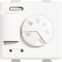 Termostat electronic cu comutator de ambianta Vara/Iarna Matix alb 2 Module, Bticino