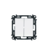Intrerupator Dublu Valena Life alb 2 Module 10A, Legrand