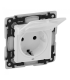 Priza simpla cu protectie copii + capac  Valena Life alb 16A, Legrand
