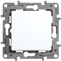 Intrerupator simplu Niloe alb 1 Modul 10A, Legrand