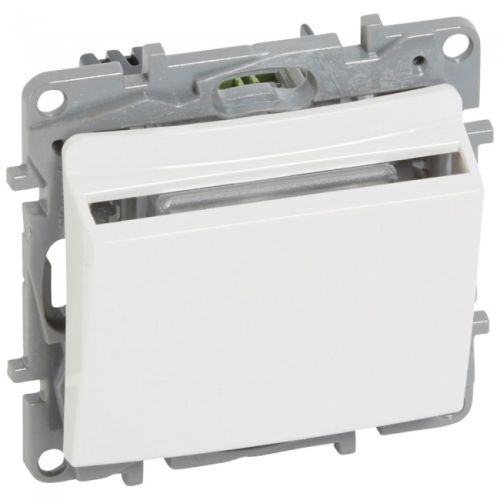 Intrerupator cu card Niloe alb, Legrand