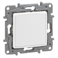 Obturator si adaptor Niloe alb, Legrand