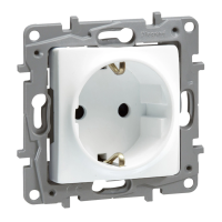 Priza Schuko cu protectie pentru copii Niloe alba 16A, Legrand