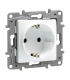 Priza Schuko cu protectie pentru copii Niloe alba 16A, Legrand