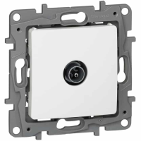 Priza TV tata de trecere Niloe alba 15dB, Legrand