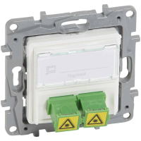 Priza fibra optica 2SC APC Niloe alba, Legrand