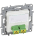 Priza fibra optica 2SC APC Niloe alba, Legrand