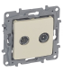 Priza TV-R de capat Niloe ivoar 10dB, Legrand