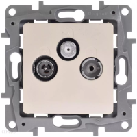 Priza TV-R-SAT ecranata Niloe ivoar 2dB, Legrand