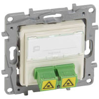 Priza fibra optica 2SC APC Niloe ivoar, Legrand