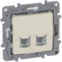 Priza UTP 2xRJ45 cat. 6 Niloe ivoar, Legrand