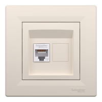 Priza UTP RJ45 cat. 6 Asfora alb, Schneider