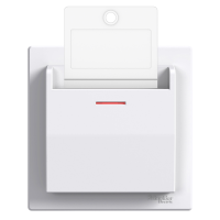 Intrerupator cu card Asfora alb 10A, Schneider