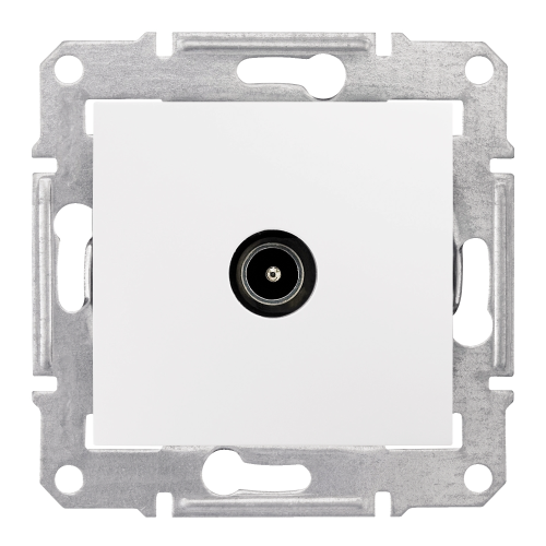 Priza TV de capat Sedna alb 1dB, Schneider