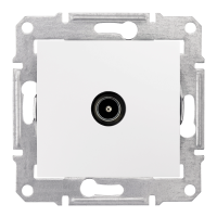 Priza TV de capat Sedna alb 1dB, Schneider