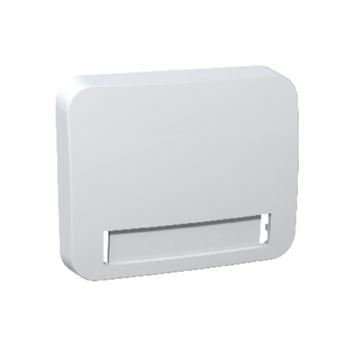 Clapa basculanta cu port-eticheta Cedar Plus alb, Schneider