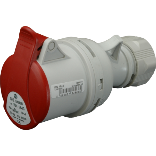 Priza Industriala pe calblu 5P 16A, Sez