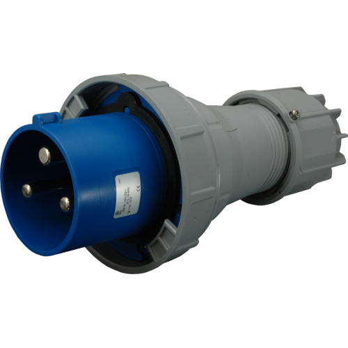 Fisa Industriala pe cablu 3P 125A IP67, Sez