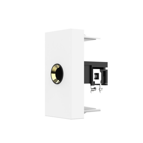 Priza microfon 1M alb, Livolo