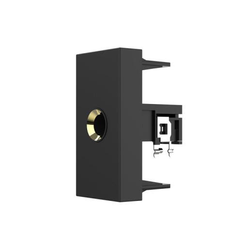 Priza microfon 1M negru, Livolo