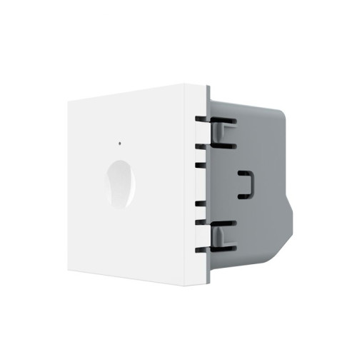 Intrerupator simplu cu wireless + panou sticla alb 1M 10A, Livolo